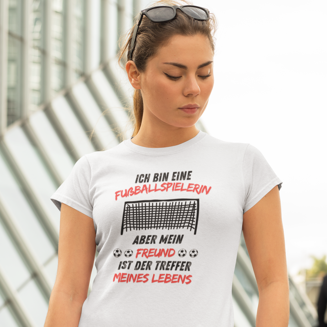 Fußballspielerin Freund Shirt Damen
