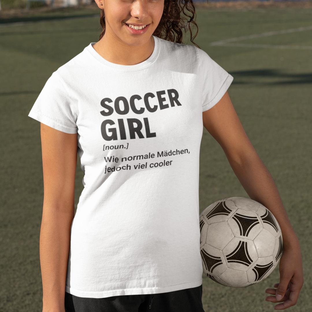 Soccer Girl Shirt Kinder